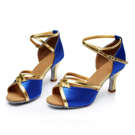 Elise- the Velvet Strappy Tango Shoes 3 Colors