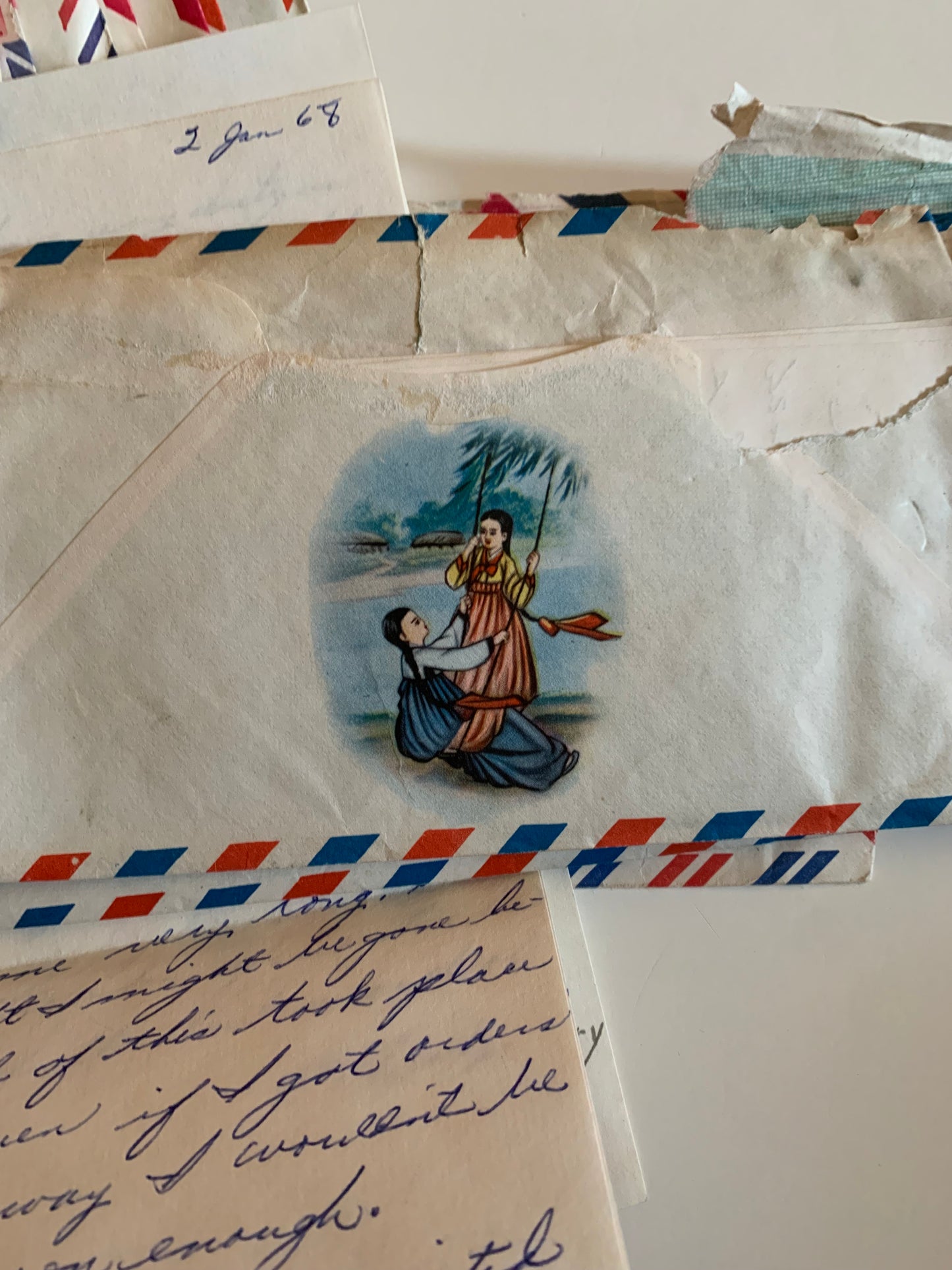 36 Letters From Soldier to Family Late 1960s
