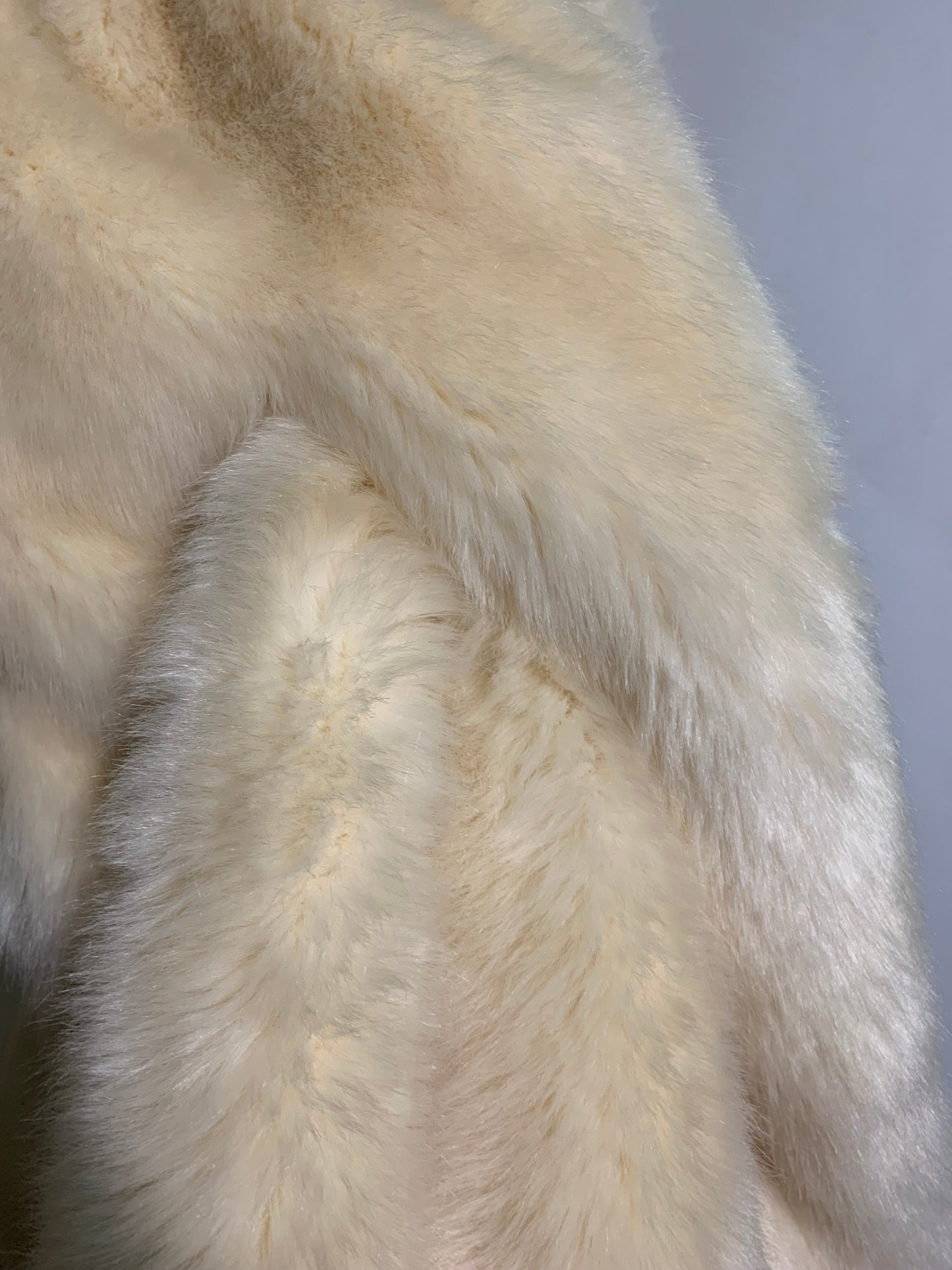 Old Hollywood Glamour Modern Does 50s Winter White Faux Fur Wrap