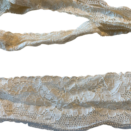 Lot 9 Pc Floral Lace Ribbon circa 1910s