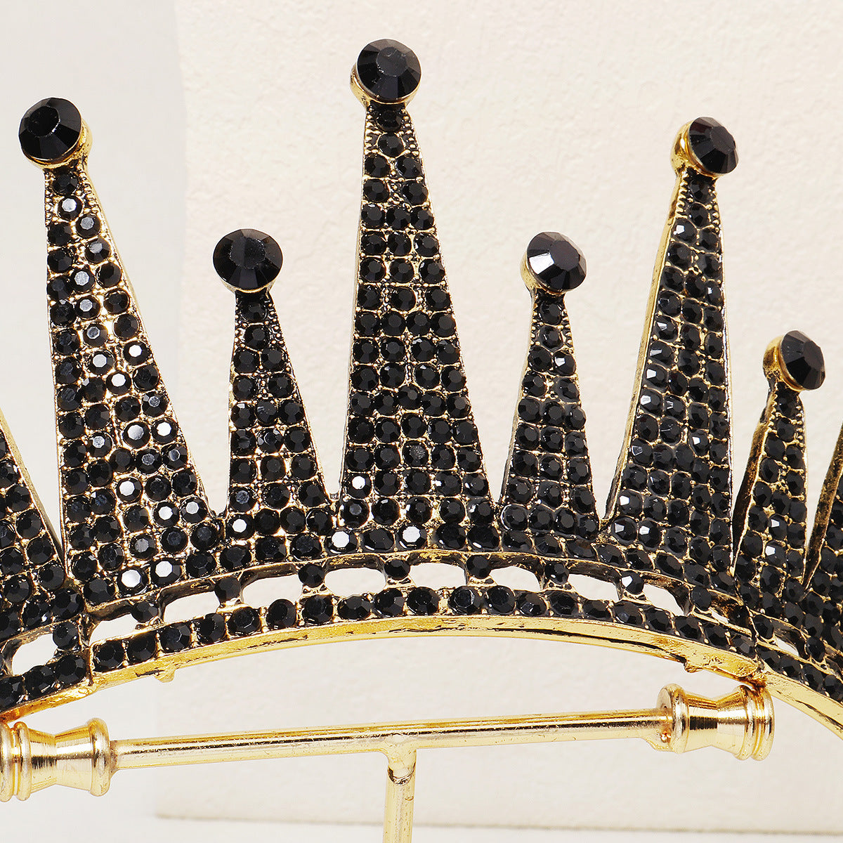 Darkness- the Classic Black Rhinestone Crown