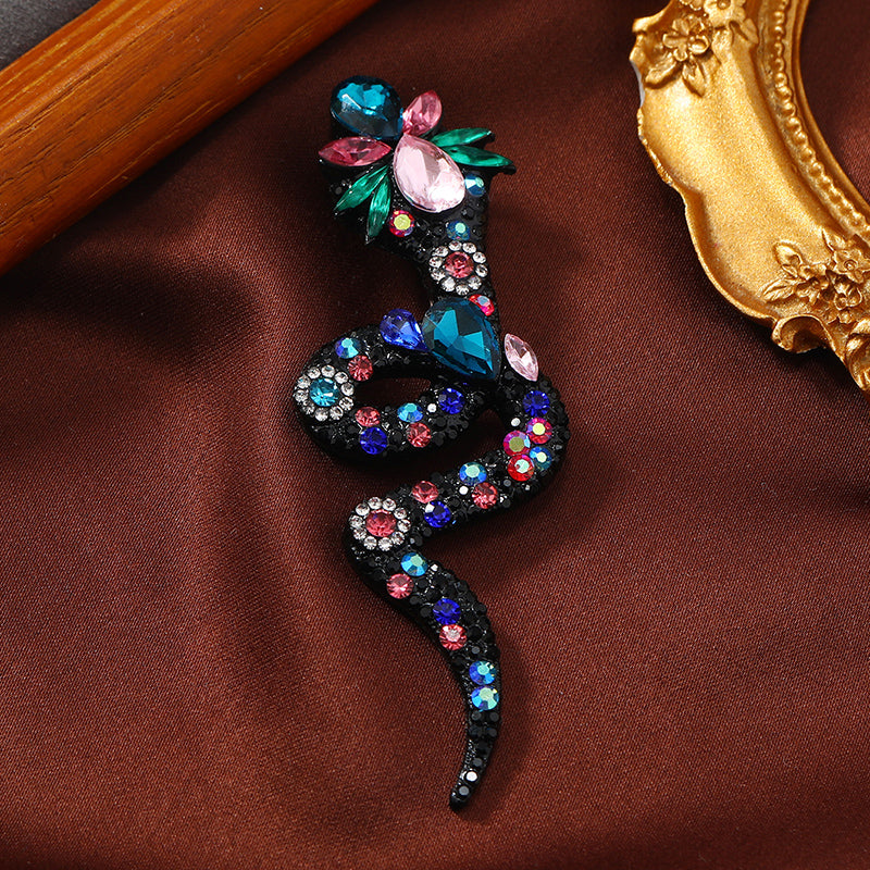 Slither- the Bejeweled Snake Brooch