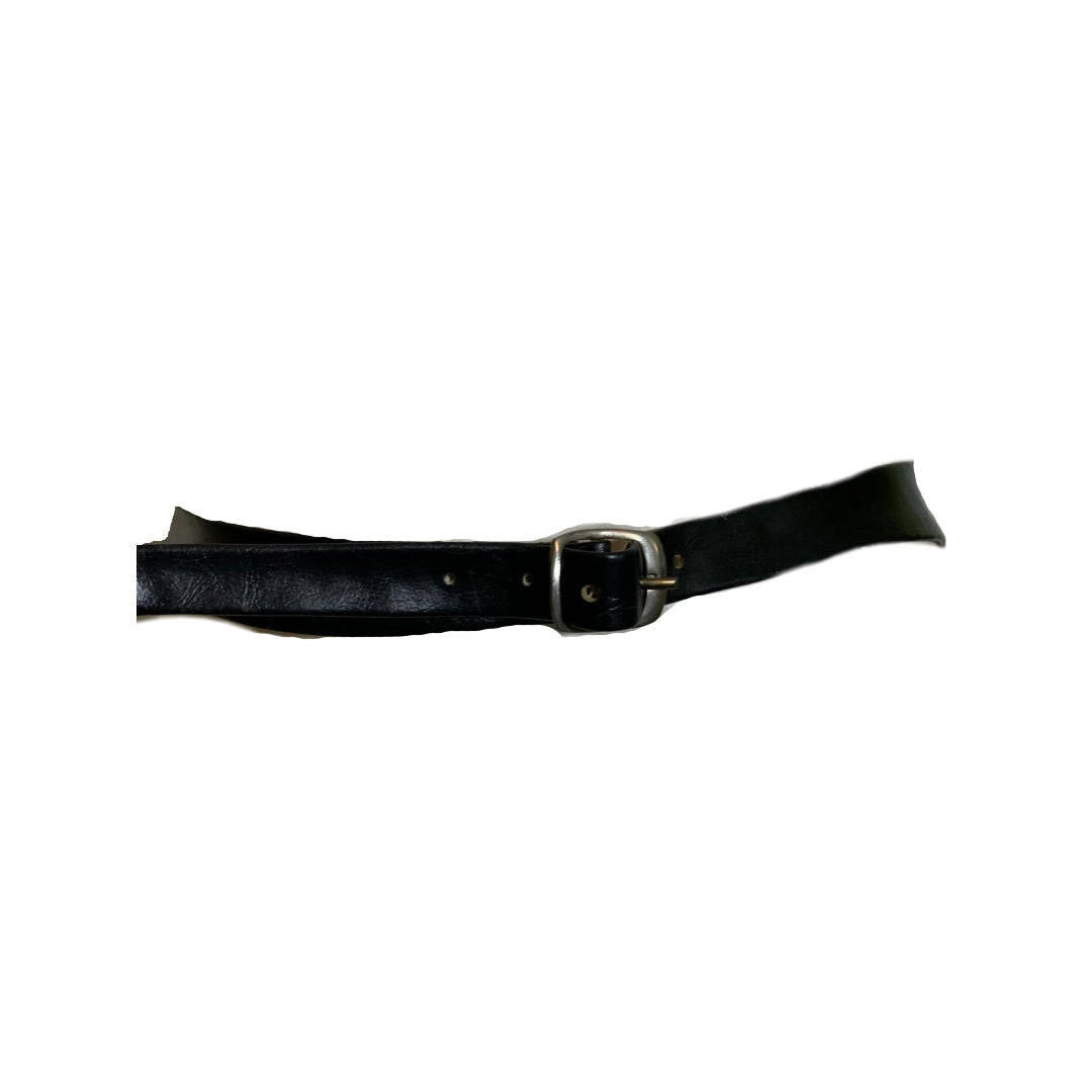 Sequined and Beaded Black Evening Belt with Back Closure circa 1940s