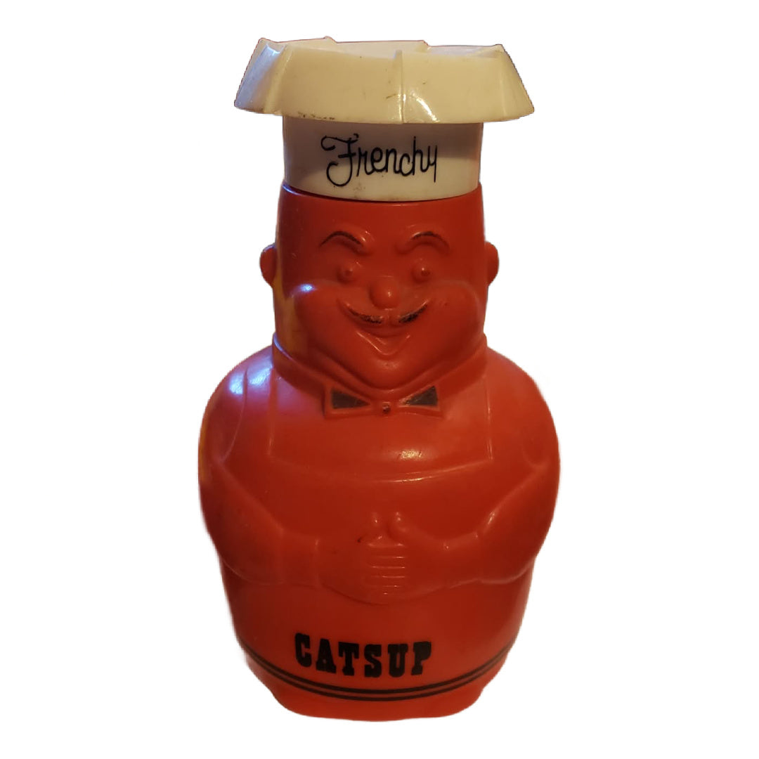 Frenchy Chef Shaped Catsup Ketchup Holder 1950s