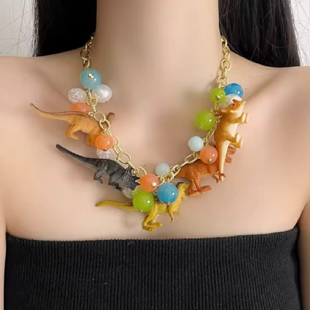 Oriana- the Dinosaur Charm Necklace