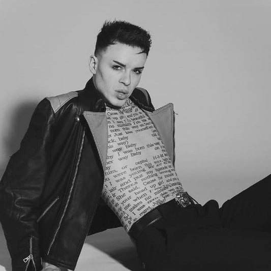 Stephi- Gaga Lyrics Mesh Sleeveless Shirt and Gloves 3 Color Ways