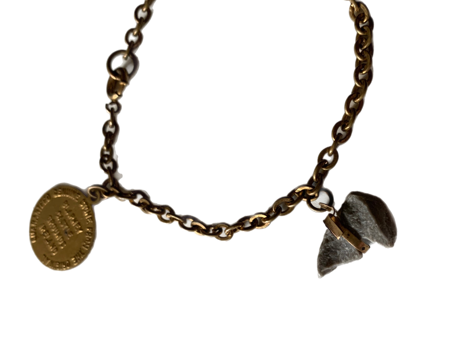 Irish Blarney Castle and Stone Charm Bracelet circa 1960s