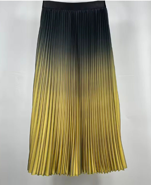 Tilly- the Ombré Colored Pleated Skirt