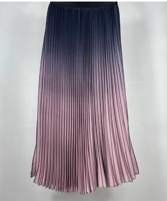 Tilly- the Ombré Colored Pleated Skirt