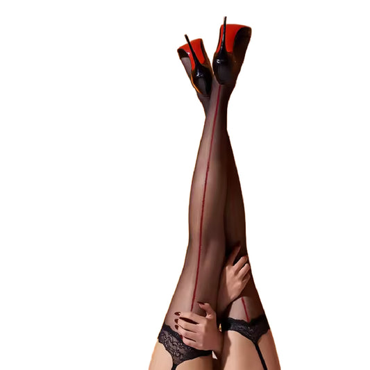 Emmy- the Two Tone Back Seam Stockings 4 Color Ways