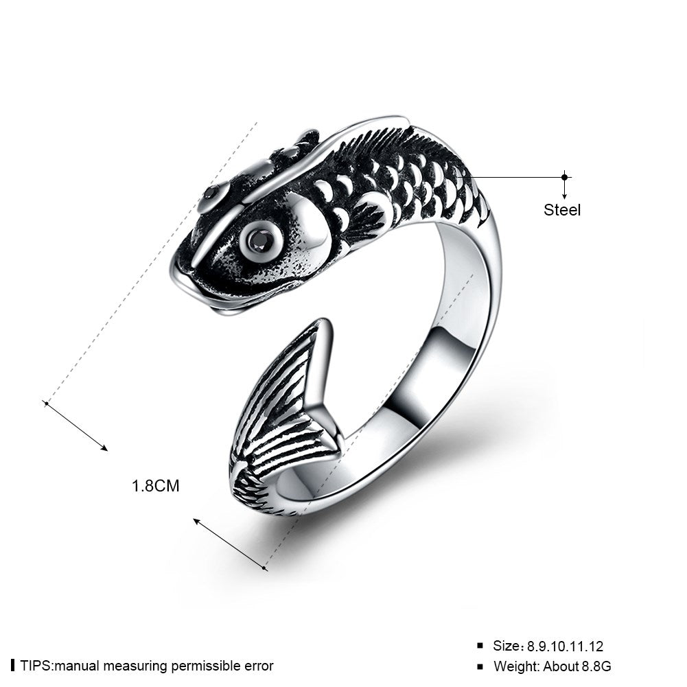 Koi Fish Japanese Wrap Ring