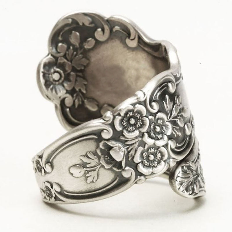 Elegant Victorian Style Spoon Ring