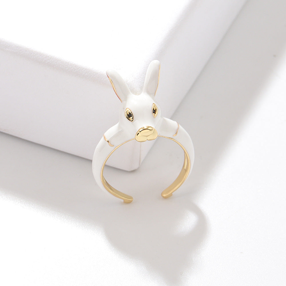 White Rabbit 3-D Ring