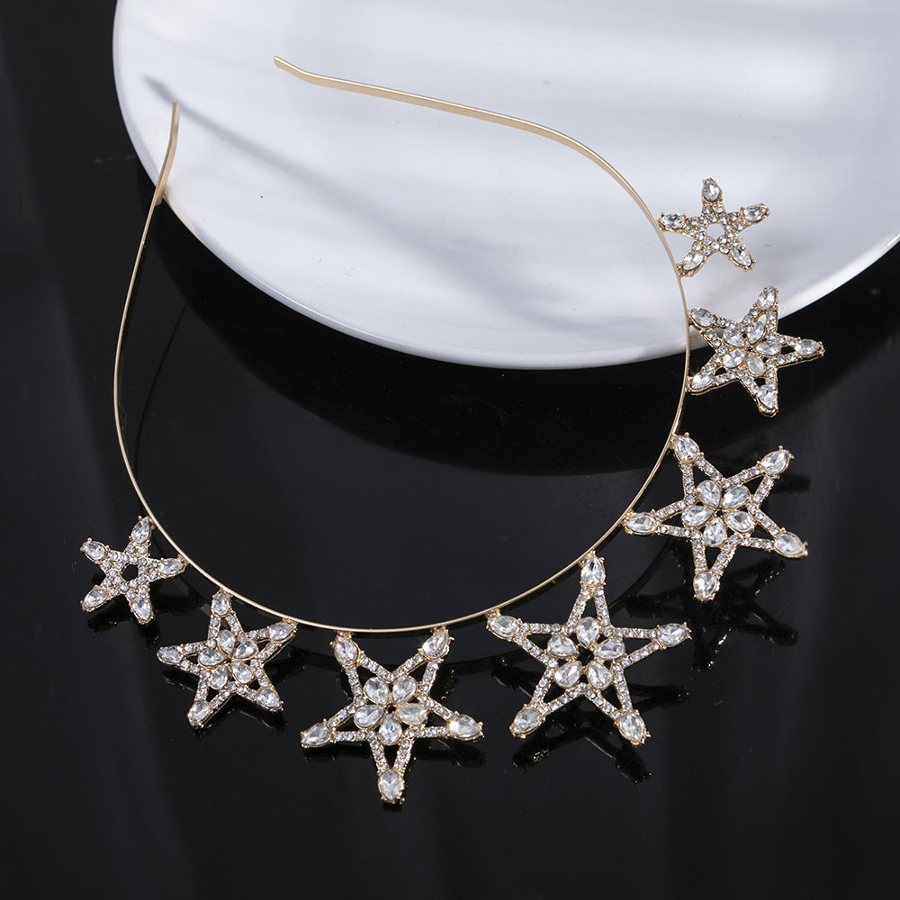 Rhinestone Star Headband 2 Colors