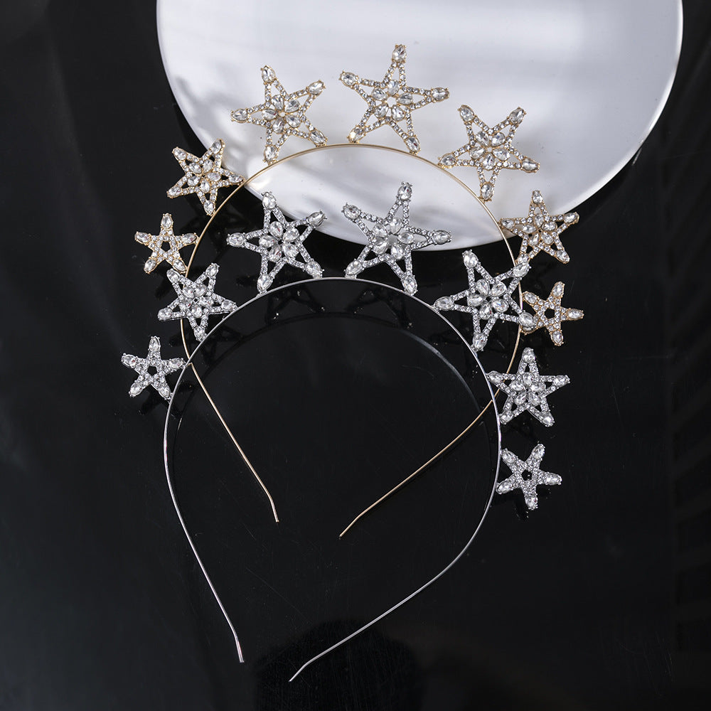 Rhinestone Star Headband 2 Colors