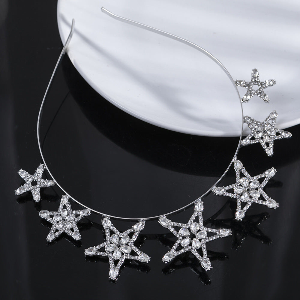 Rhinestone Star Headband 2 Colors