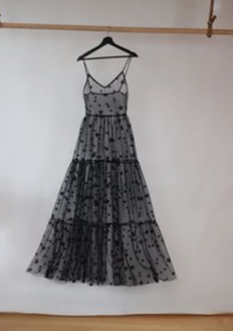 Starpower- the Sheer 1930s Star Covered Dress