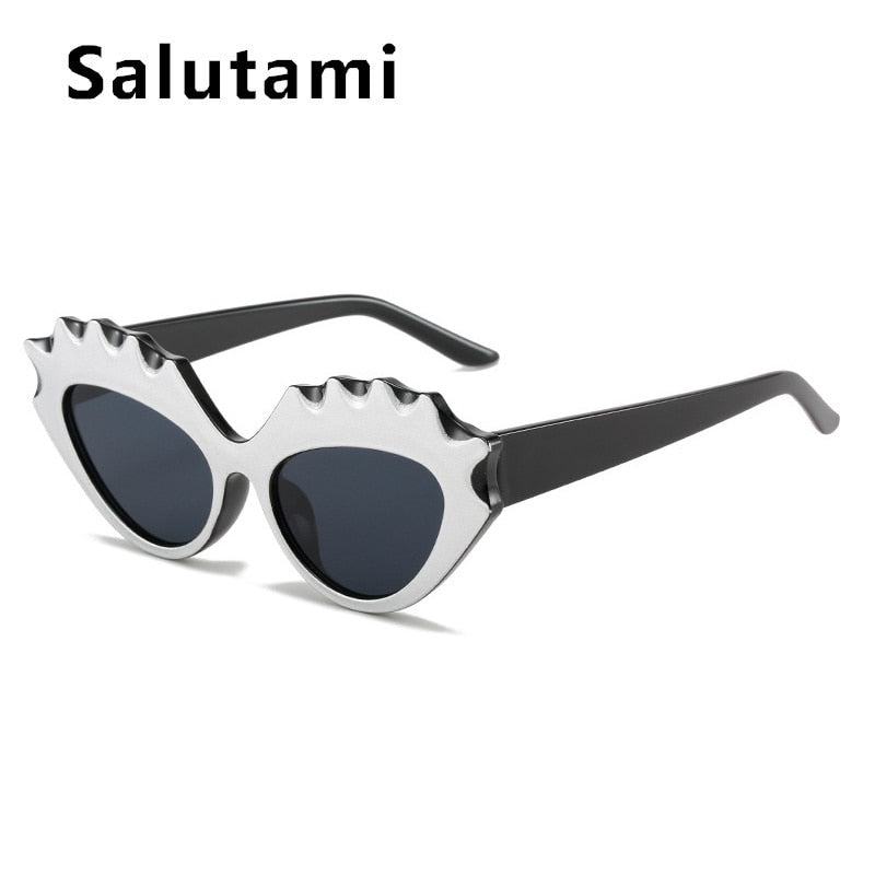 Bakie- the Carved Bakelite Look Retro Cat Eye Sunglasses 7 Colors