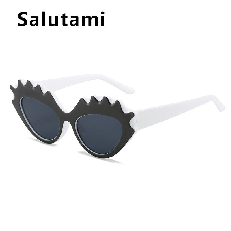 Bakie- the Carved Bakelite Look Retro Cat Eye Sunglasses 7 Colors