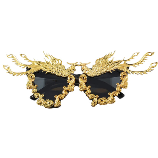 Phoenix- the Golden Winged Bird Frame Sunglasses