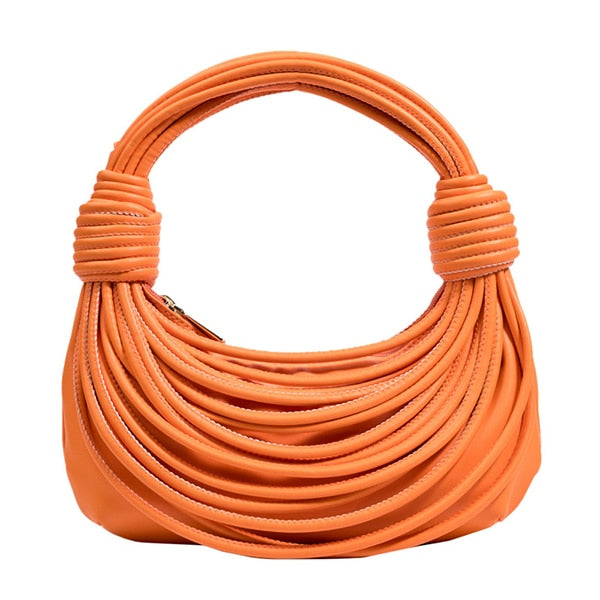 Corded- Draped Loops Solid Colored Handbag 14 Colors