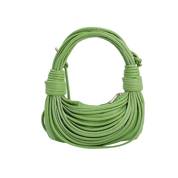 Corded- Draped Loops Solid Colored Handbag 14 Colors