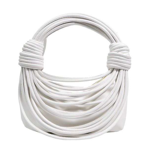 Corded- Draped Loops Solid Colored Handbag 14 Colors