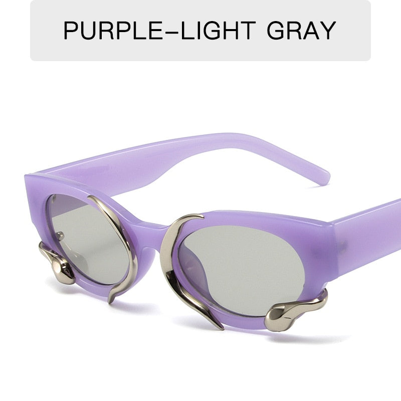Slithereen- the Serpent Wrapped Cat Eye Sunglasses