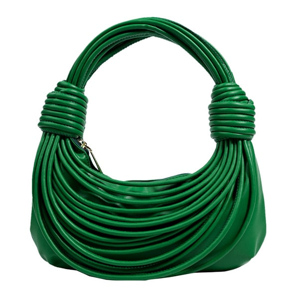 Corded- Draped Loops Solid Colored Handbag 14 Colors