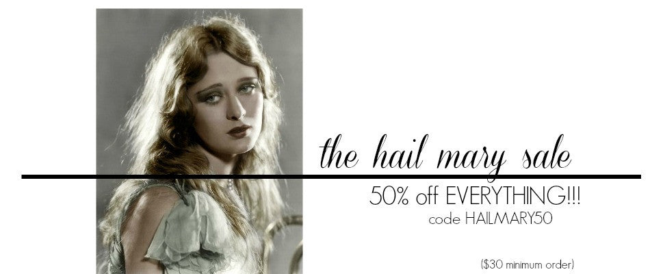 The Hail Mary 50% Off Sale!