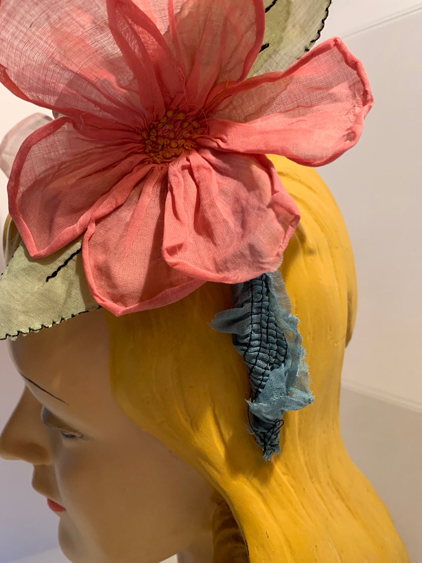 Midsommar- the Reimagined 1920s Batiste Cotton Pastel Flower Headband