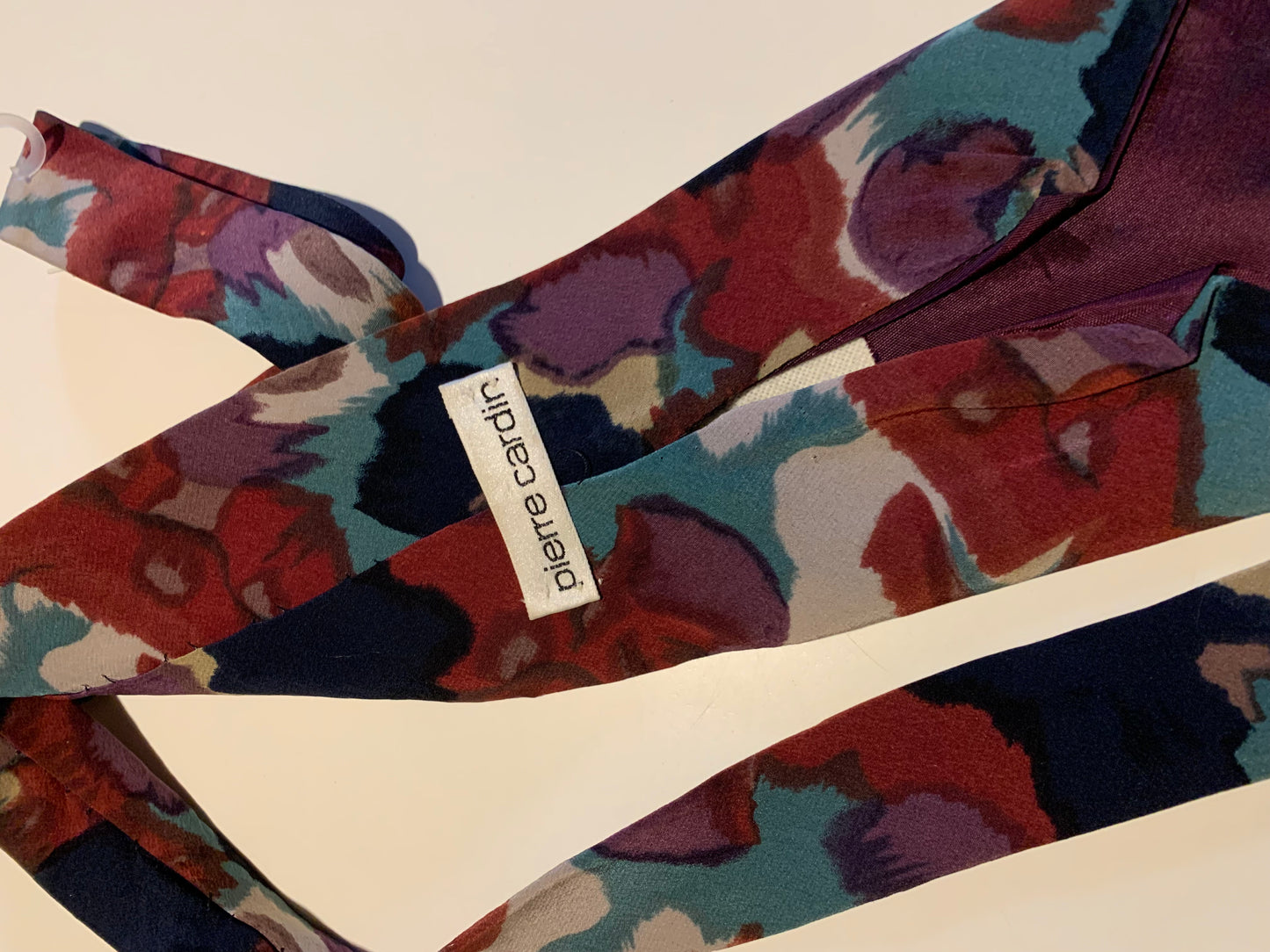 Watercolor Design Pierre Cardin Tie circa 1990s