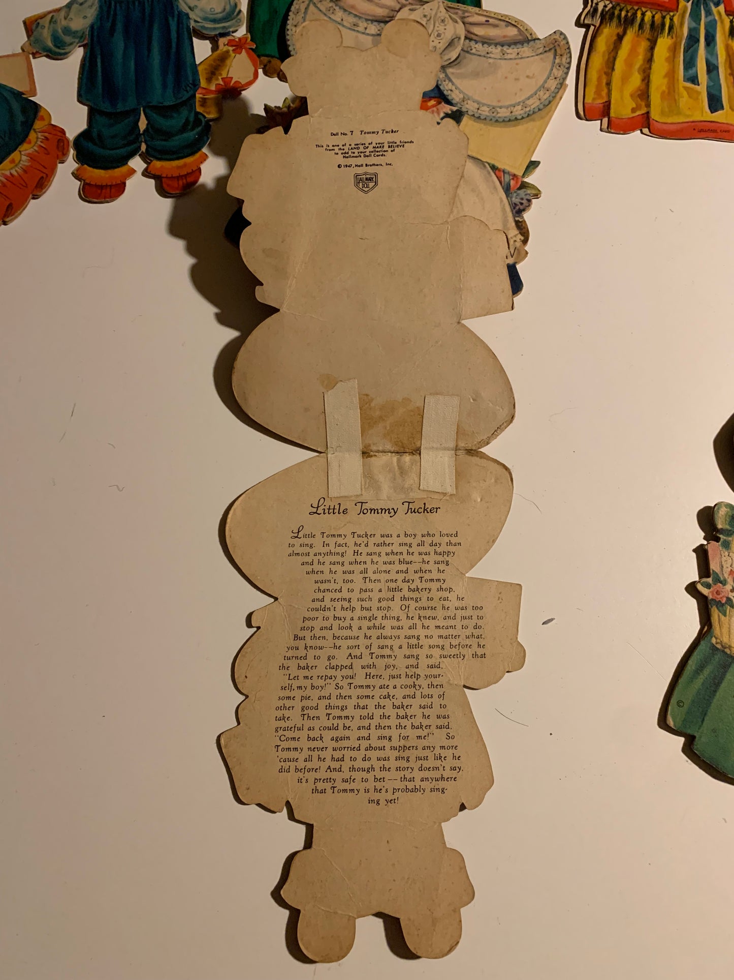 Hallmark Land of Make Believe and Dolls of the Nations Cards Set 8 1940s