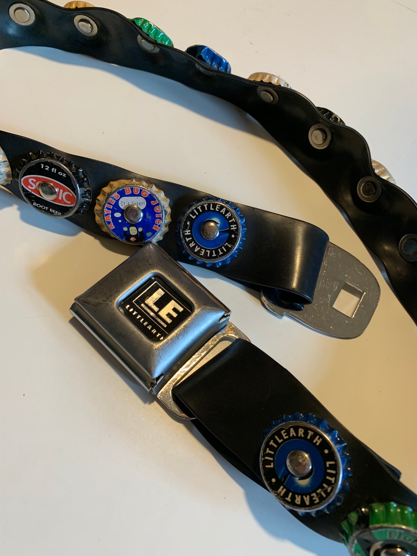 Bottle Cap Care Seat Buckle Rubber Belt circa 1990s 32