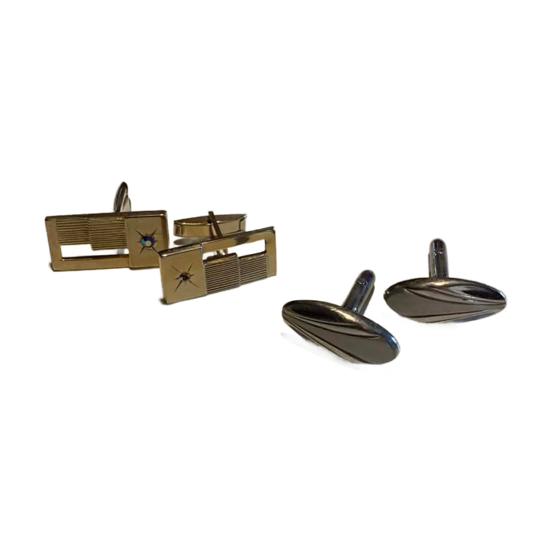 Two Pair of Cufflinks circa 1960s