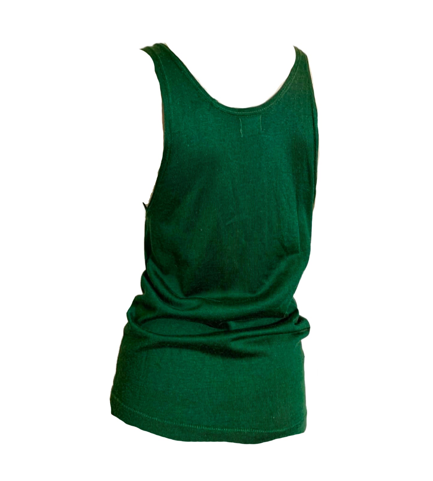 Deep Green Johnstown Gym Shirt Tank Top circa 1930s