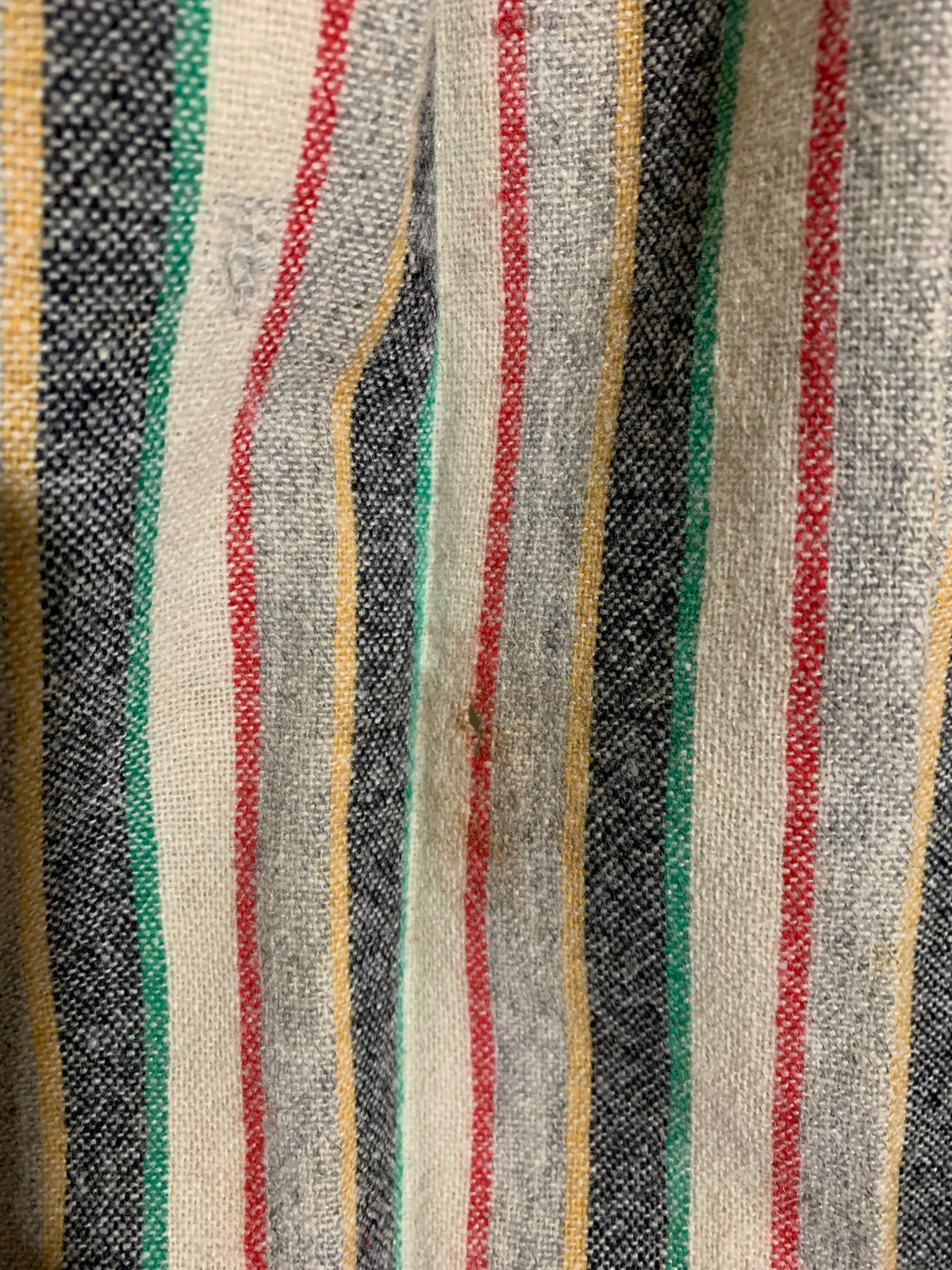 Preppy Striped Wool Bobby Soxer Skirt circa 1940s