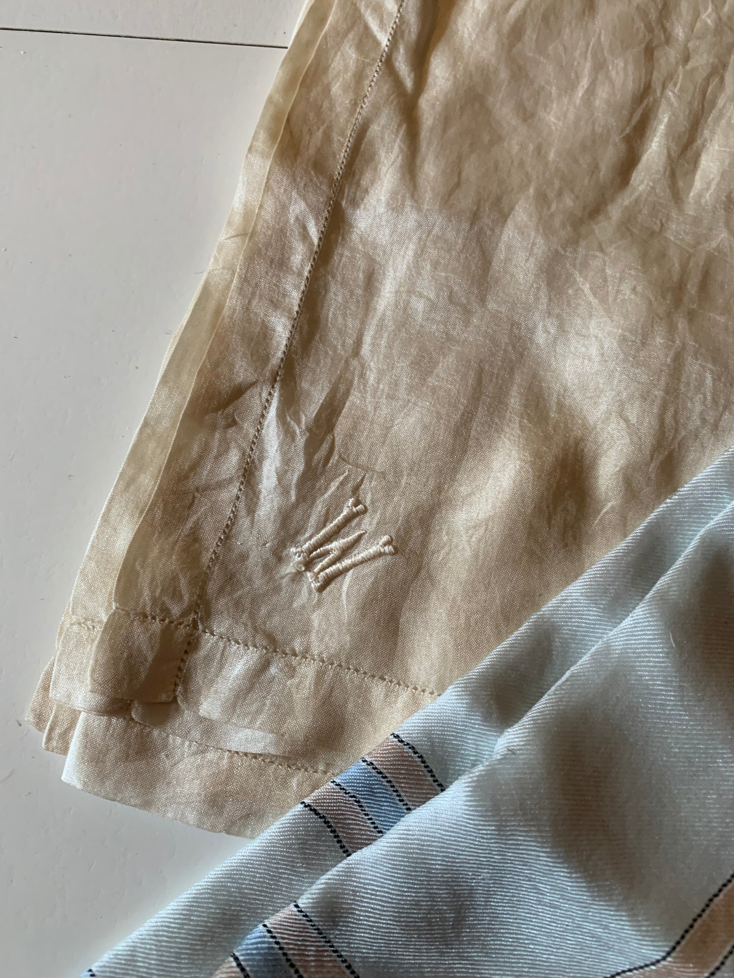 Lot 8 Men's Handkerchiefs Pocket Squares circa 1950s