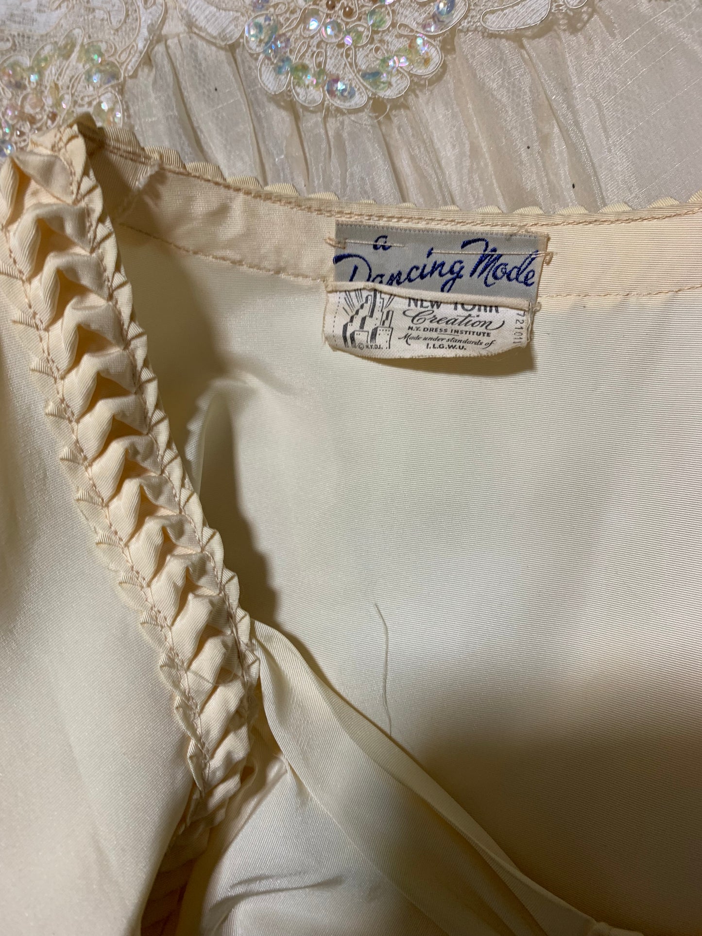 Candlelight Medieval Inspired Wedding Dress circa 1940s