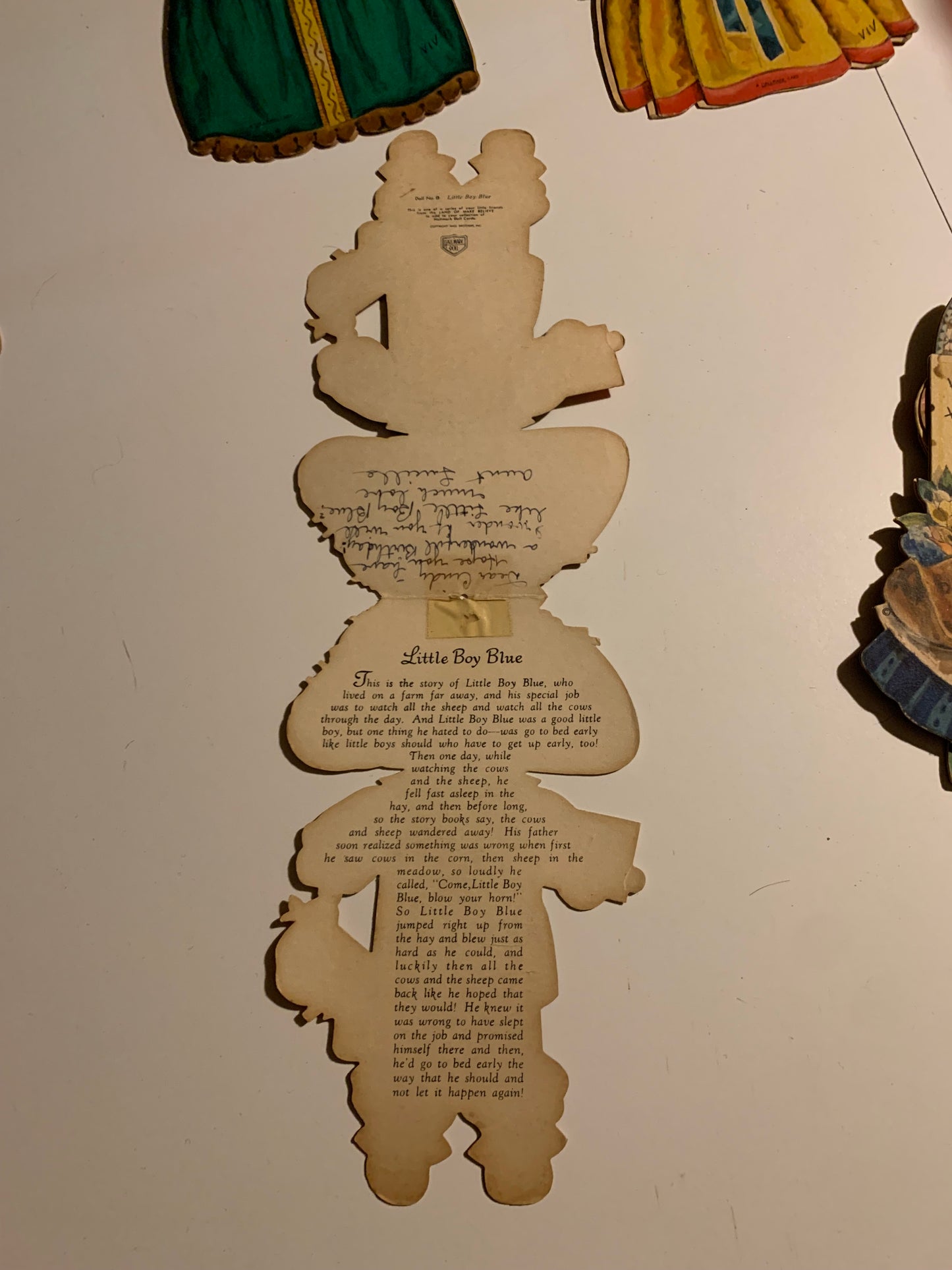 Hallmark Land of Make Believe and Dolls of the Nations Cards Set 8 1940s