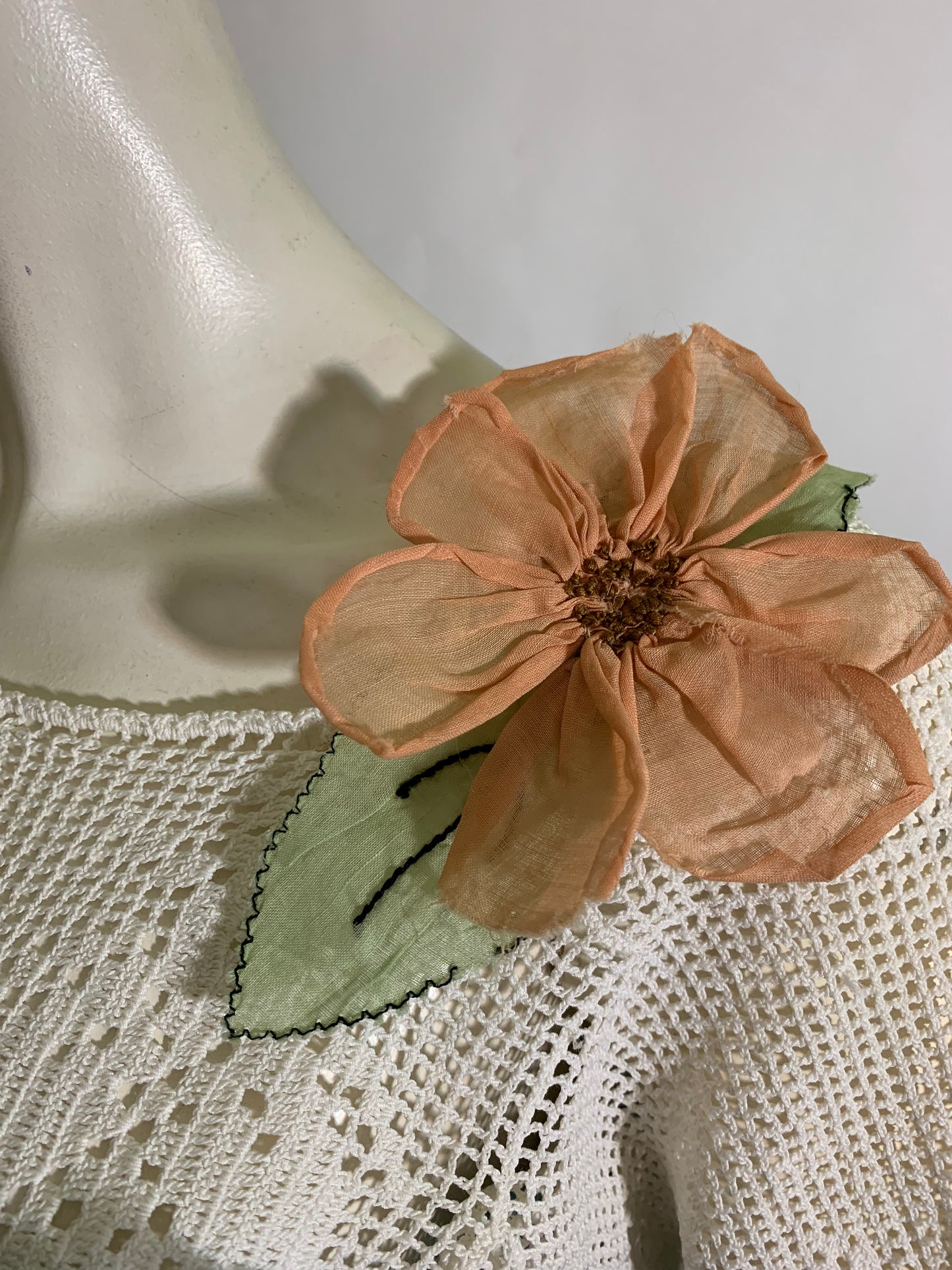 Babyface- the Reimagined Edwardian and 1920s Textile Mix Babydoll Top