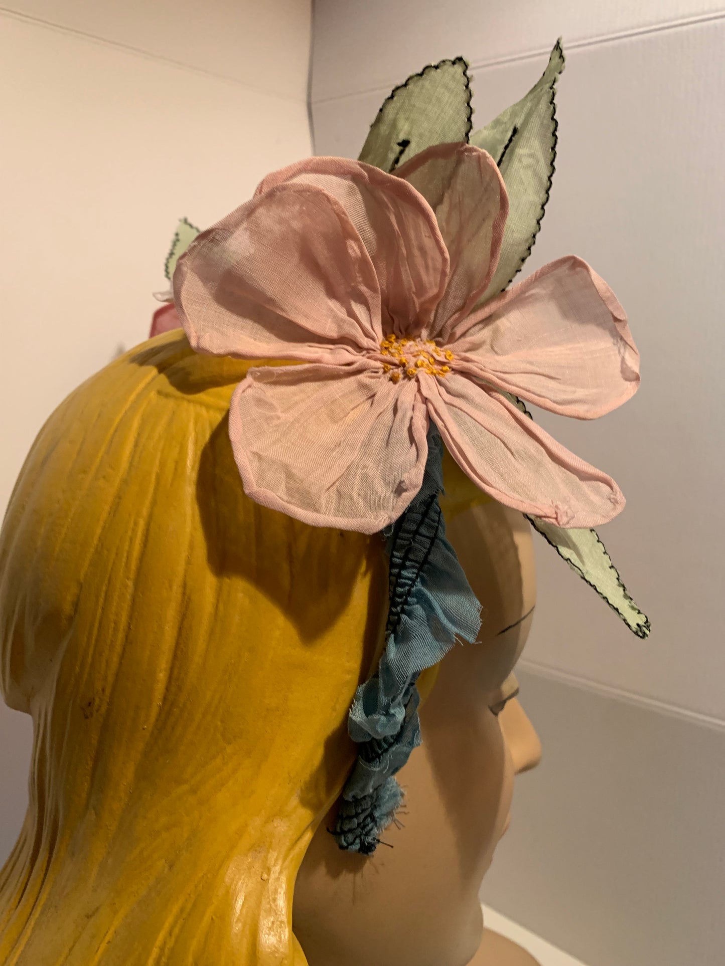 Midsommar- the Reimagined 1920s Batiste Cotton Pastel Flower Headband