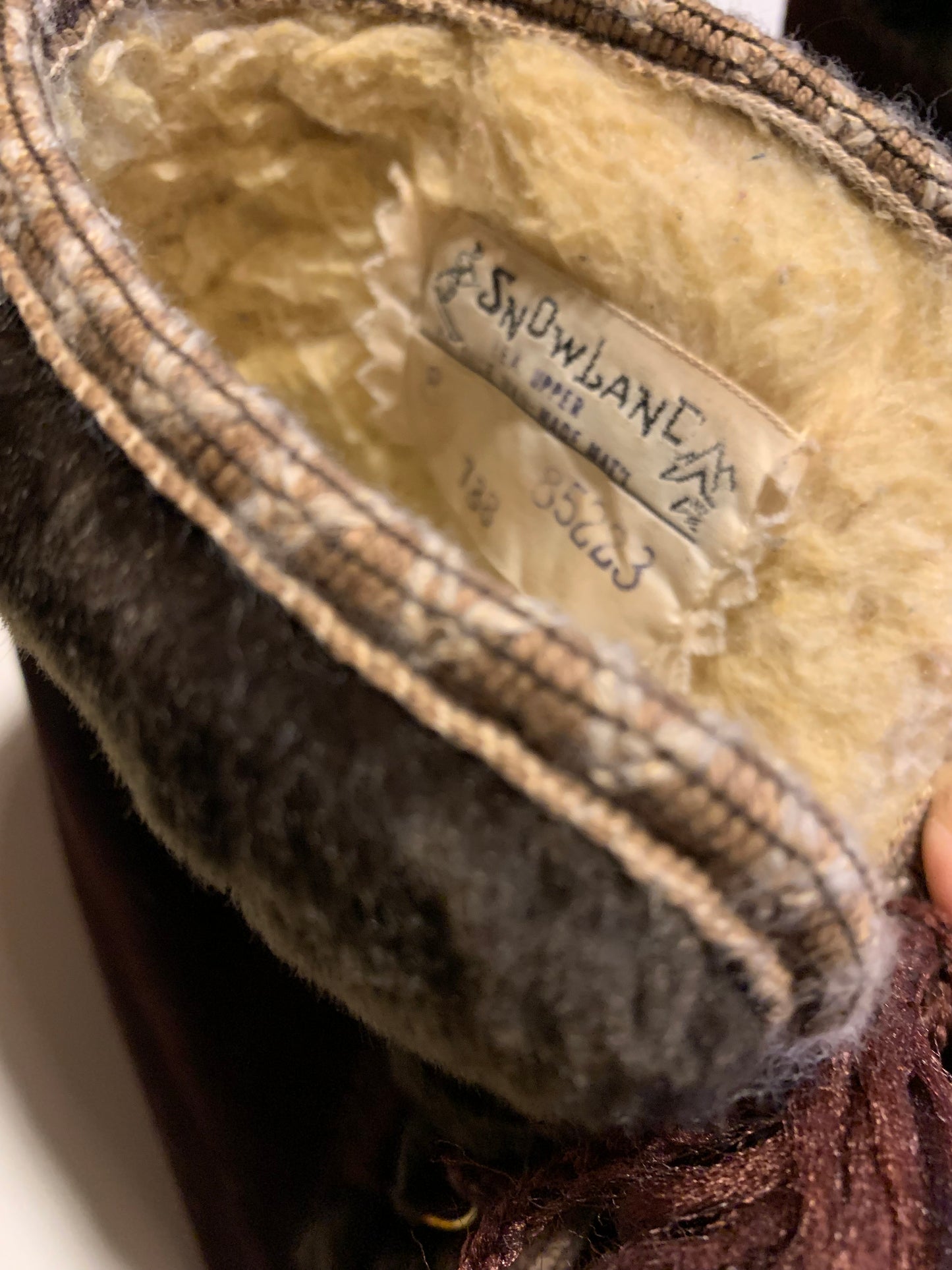 Brown Suede Aprés Ski Boots circa 1960s