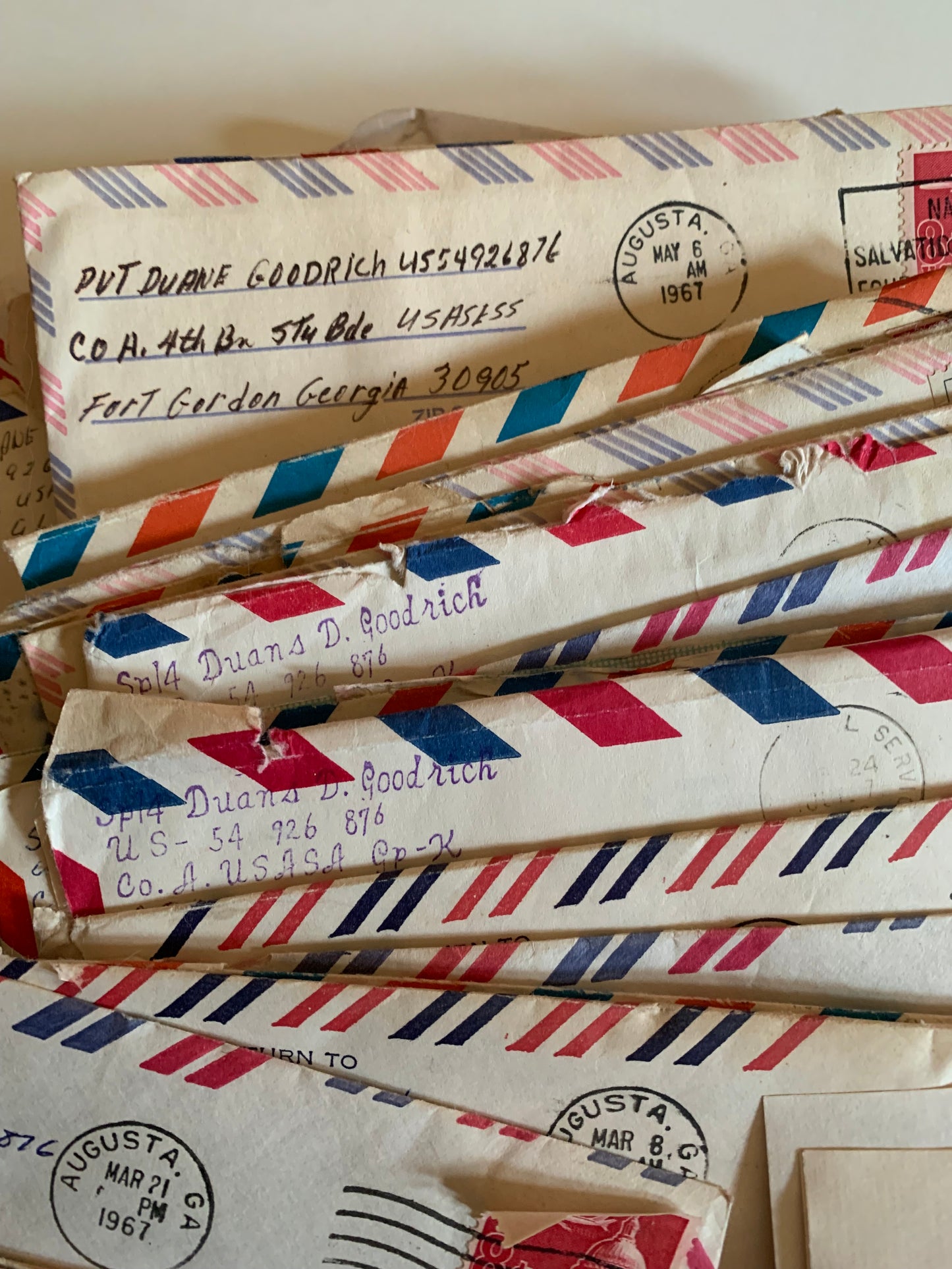 36 Letters From Soldier to Family Late 1960s