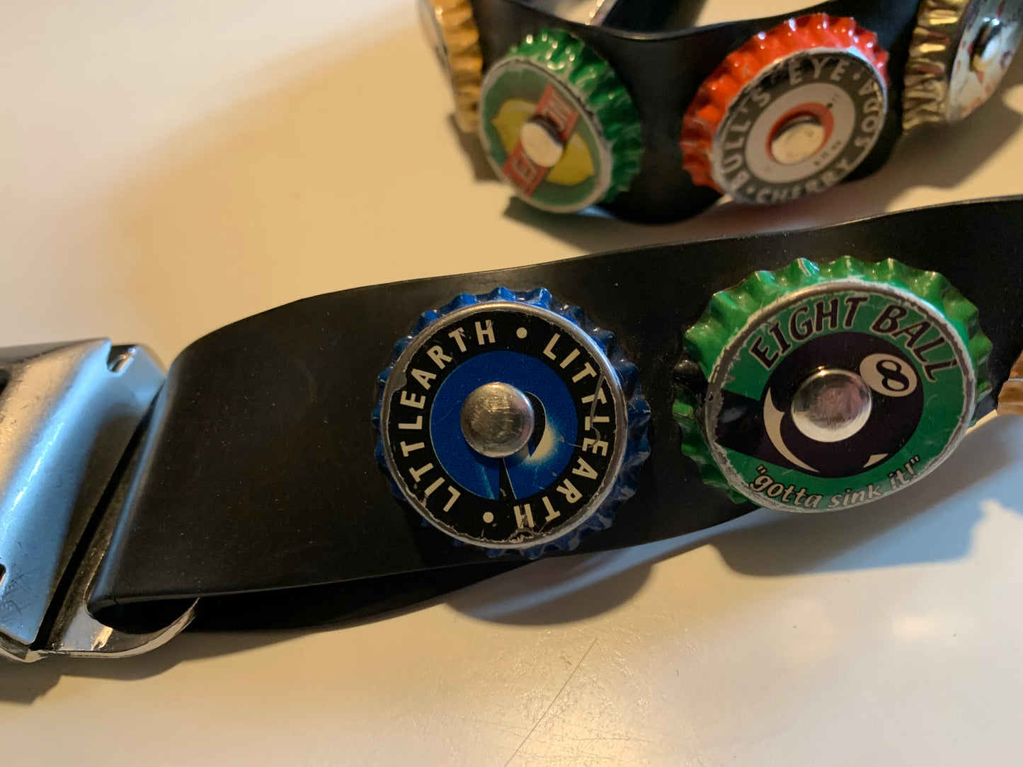 Bottle Cap Care Seat Buckle Rubber Belt circa 1990s 32