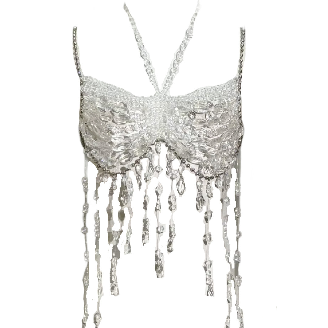 Gyspy Rose- the Crystal Beaded Bra Top