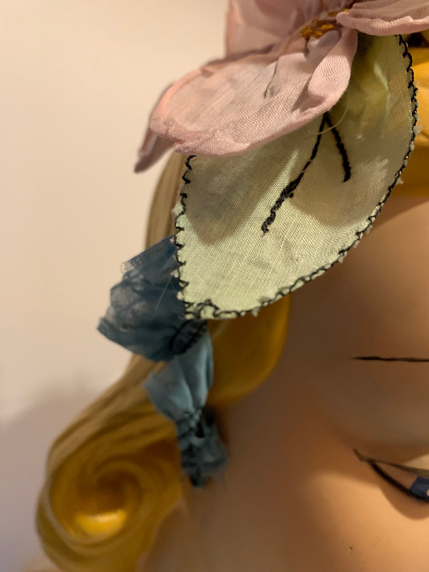 Midsommar- the Reimagined 1920s Batiste Cotton Pastel Flower Headband