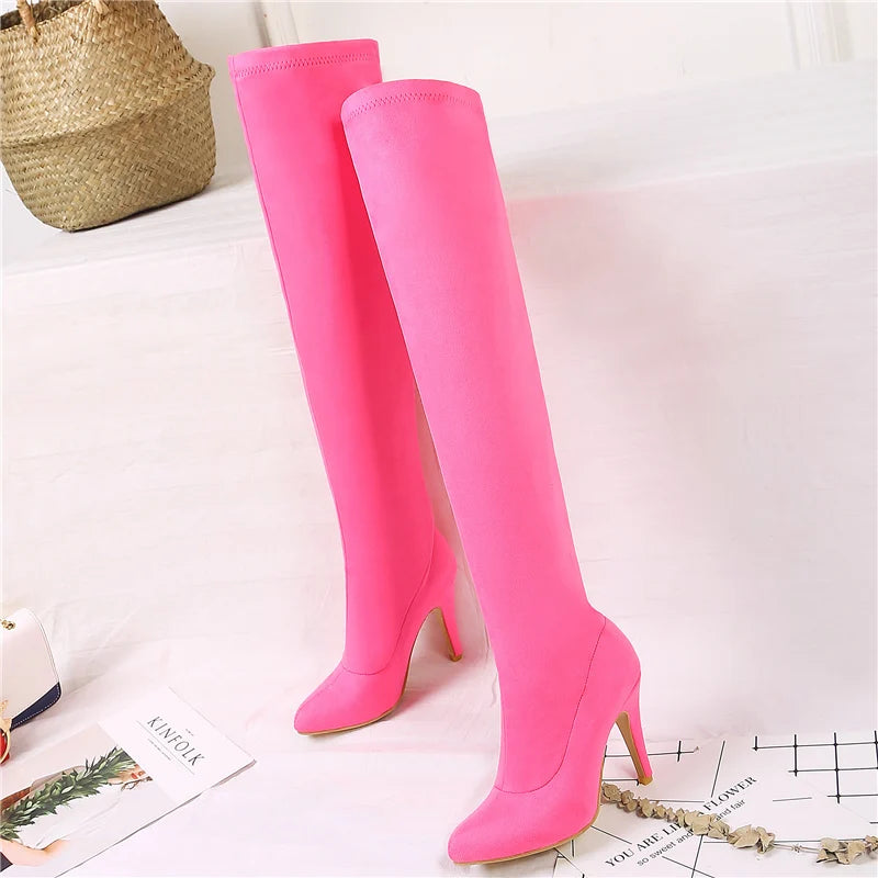 Go!- the Candy Colored Go-Go Boot Collection 6 Colors