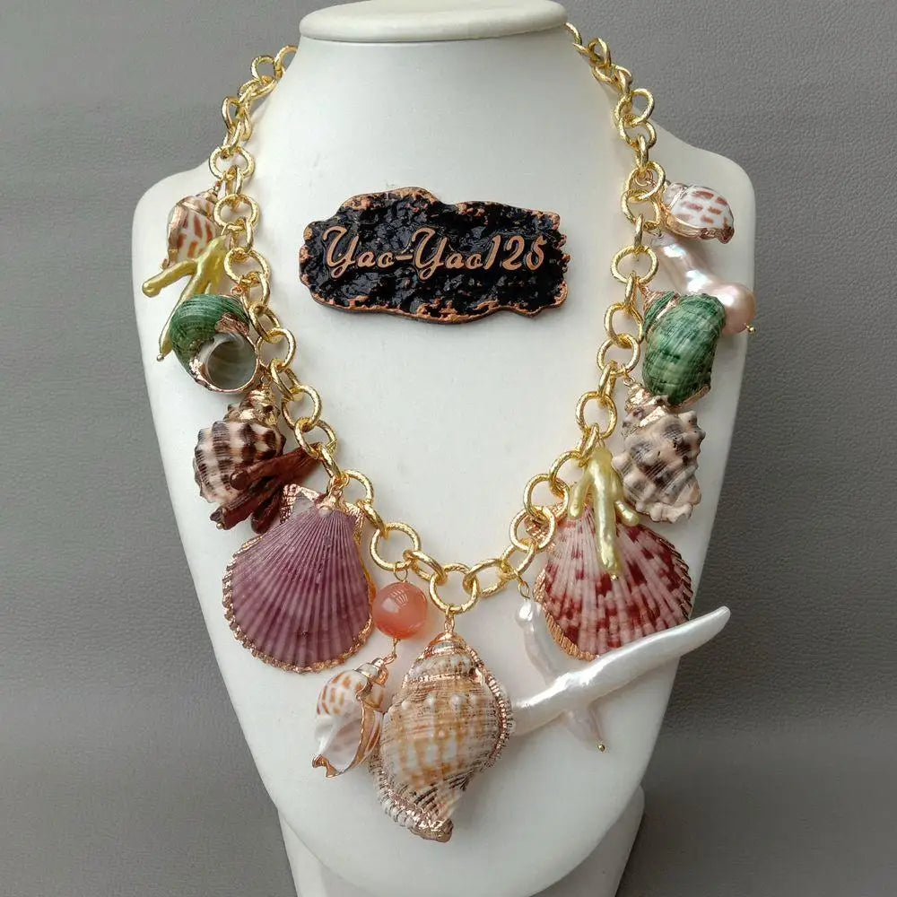 Beached- the Shell Collection Charm Necklace