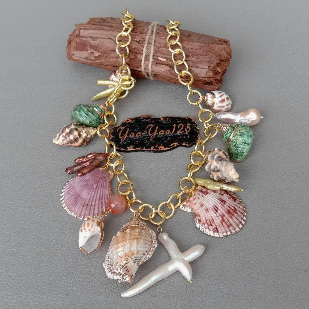 Beached- the Shell Collection Charm Necklace